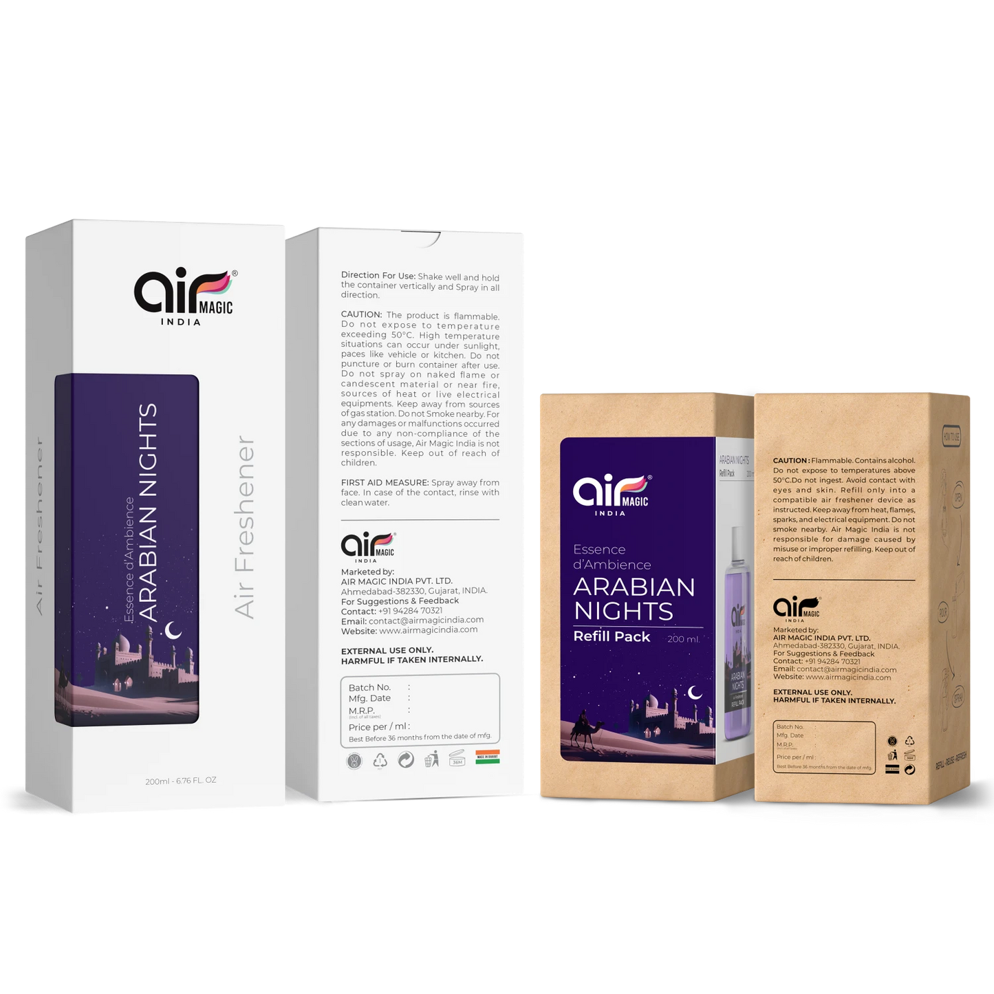 Arabian Nights – Intense & Royal | Arabic Air Freshener for Home & Office