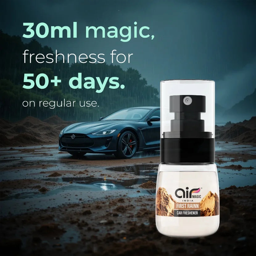 First Rainn – Earthy & Refreshing | Organic Car Perfume