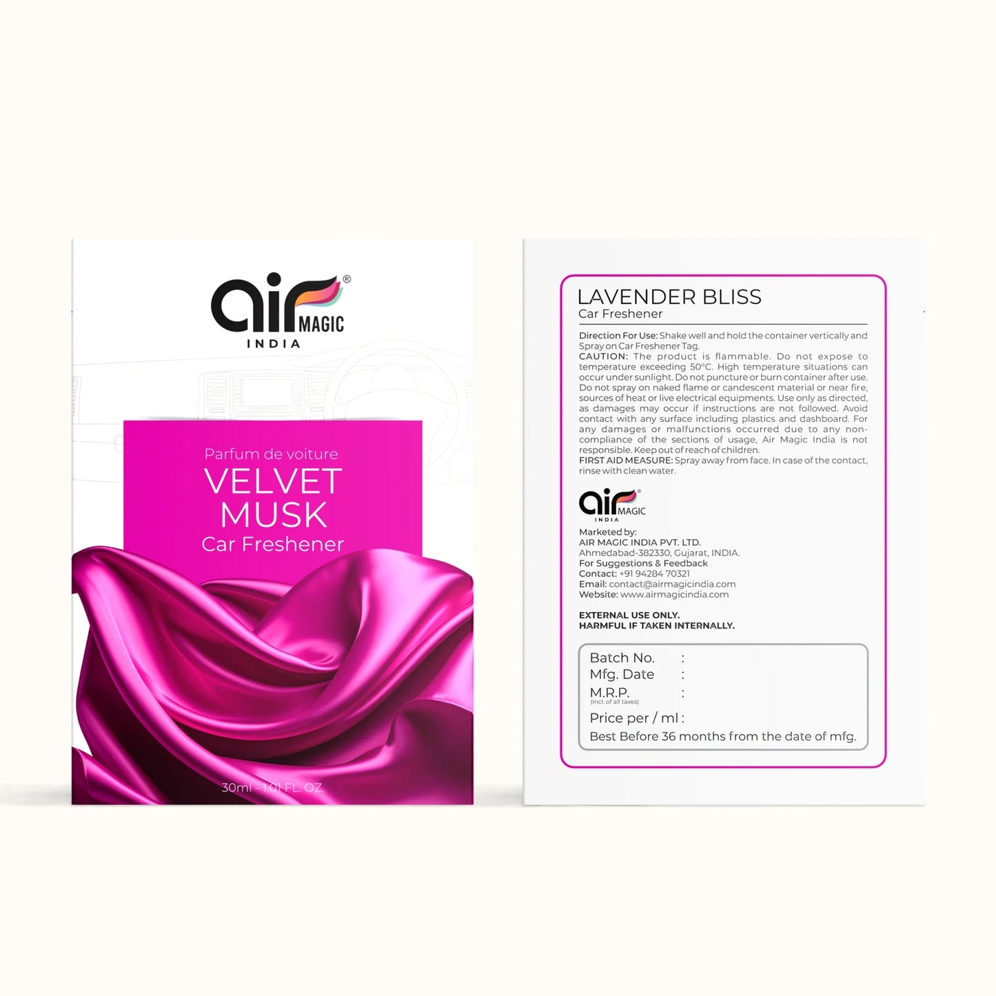 Velvet Musk – Smooth & Sensual | Special Edition Car Perfume