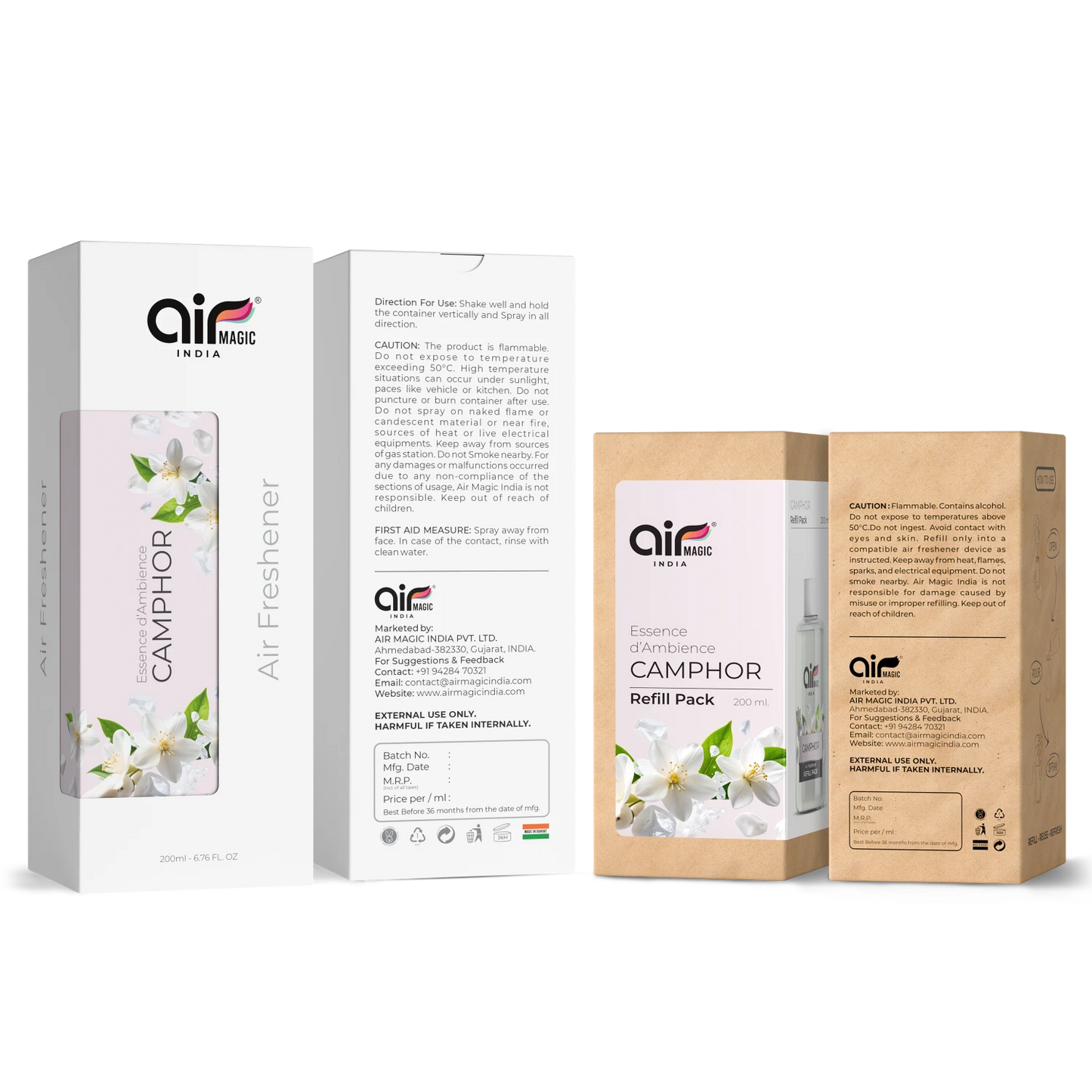Camphor (Kapur) – Herbal & Revitalizing | Organic Air Freshener for Home & Office