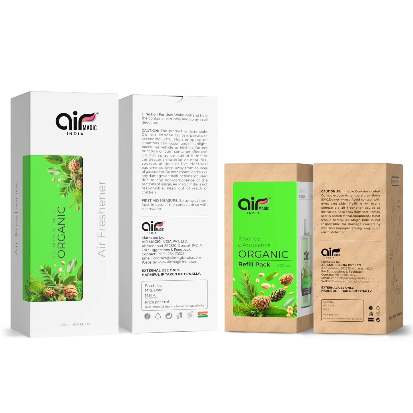 Organic – Pure & Natural | Organic Air Freshener for Home & Office