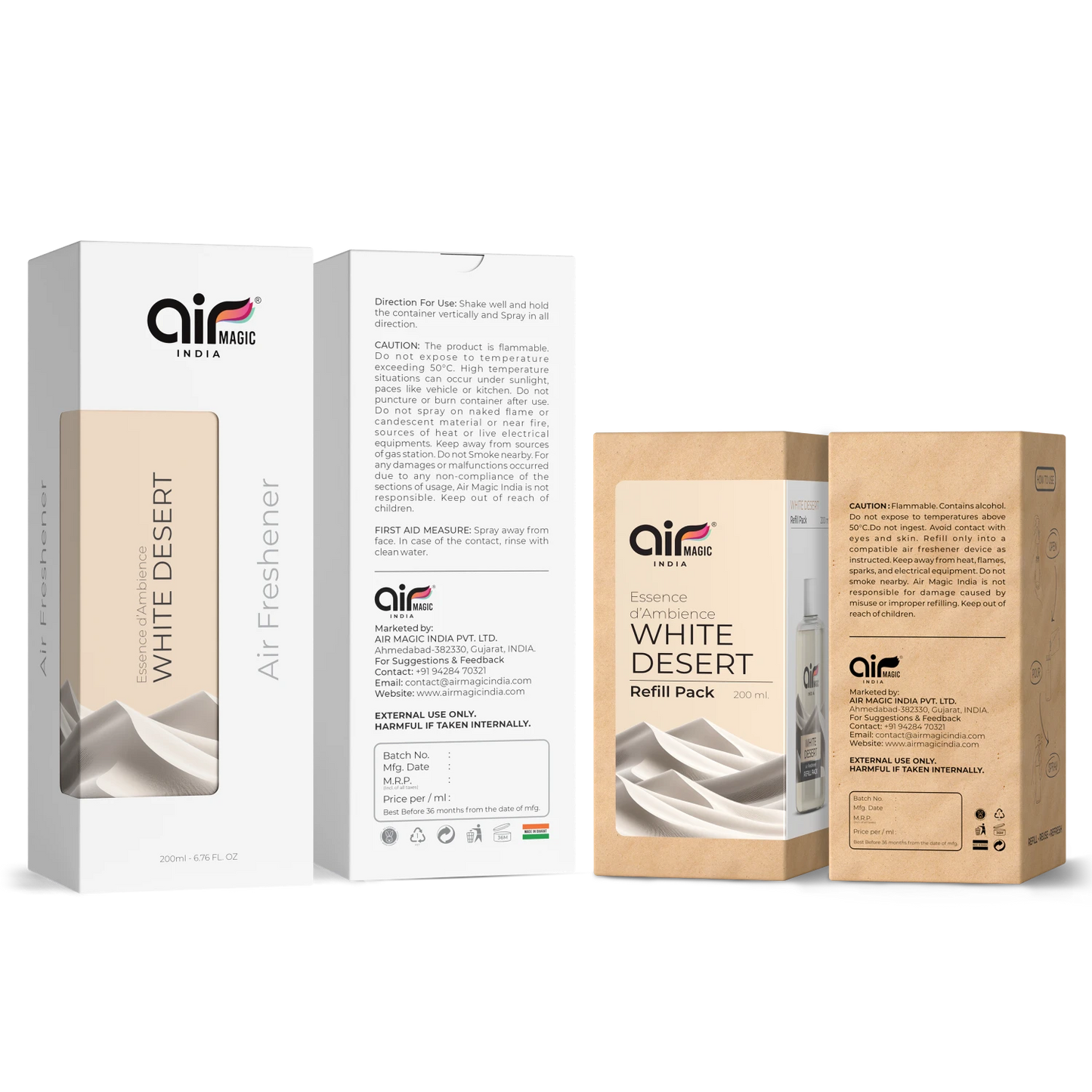 White Desert – Woody & Smooth | Arabic Air Freshener for Home & Office