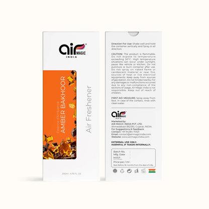 Amber Bakhoor – Warm & Resinous | Arabic Air Freshener for Home & Office