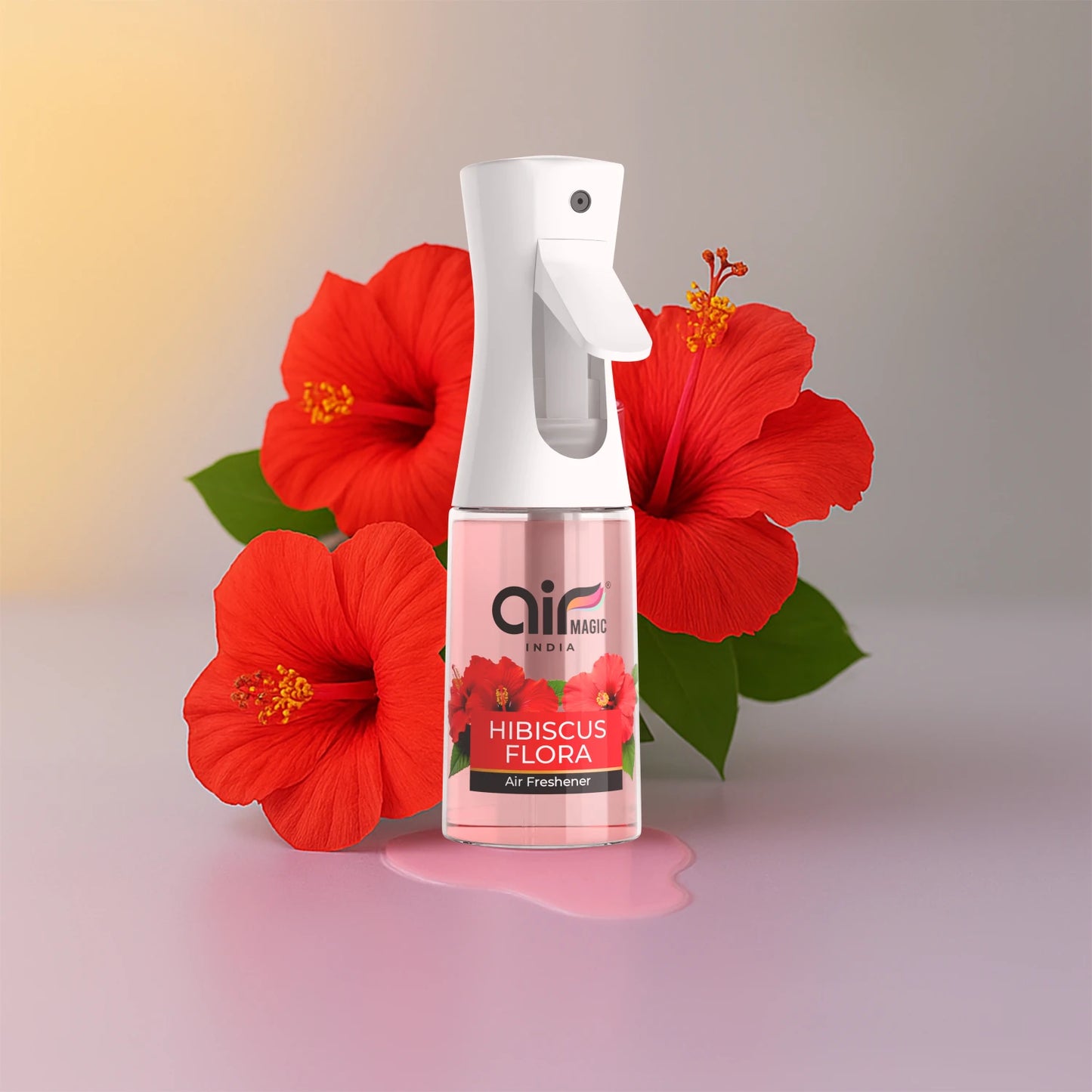 Hibiscus Flora – Bright & Tropical | Floral Air Freshener for Home & Office