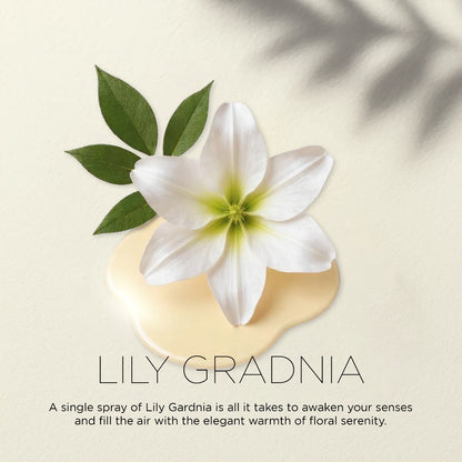Lily Gardenia – Soft & Delicate | Floral Air Freshener for Home & Office