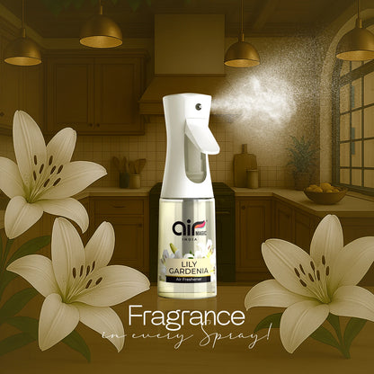 Lily Gardenia – Soft & Delicate | Floral Air Freshener for Home & Office