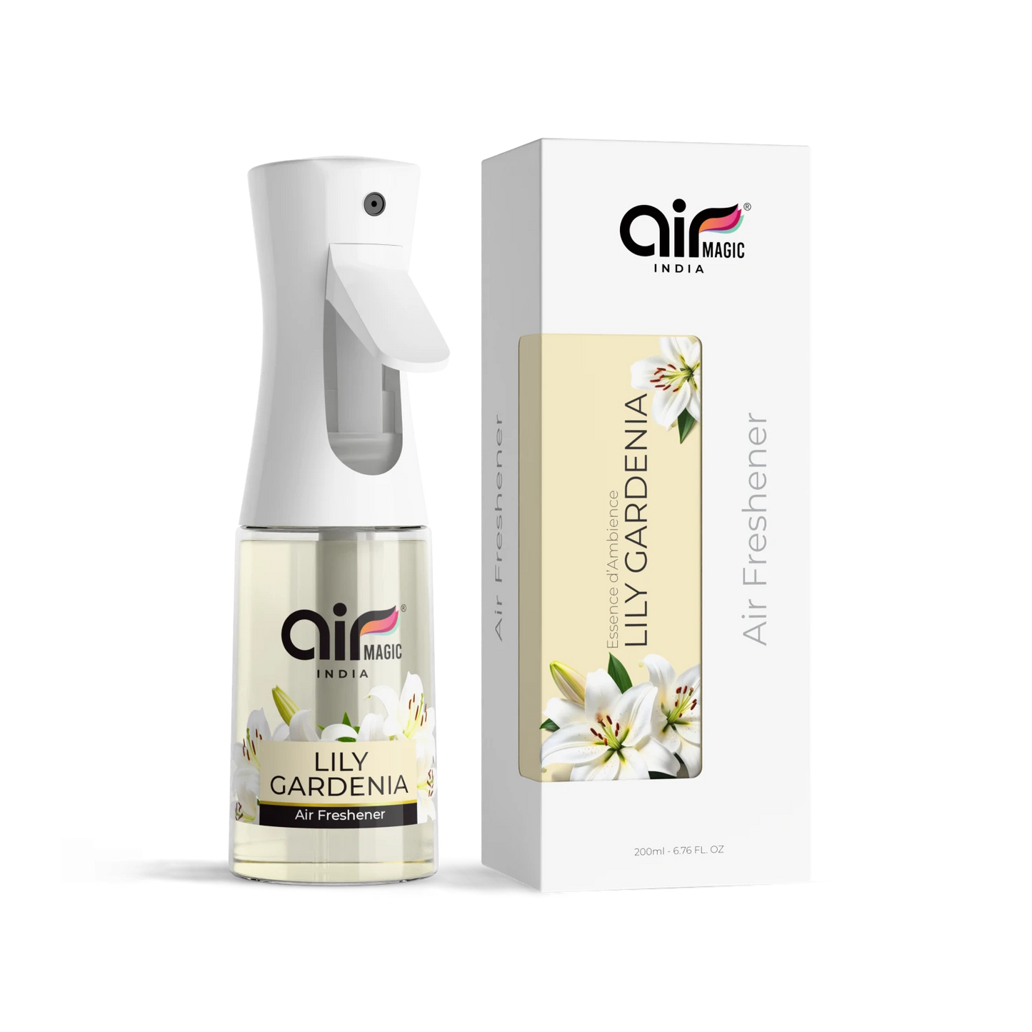Lily Gardenia – Soft & Delicate | Floral Air Freshener for Home & Office