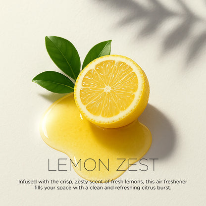 Lemon Zest – Zesty & Lively | Fruity Air Freshener for Home & Office