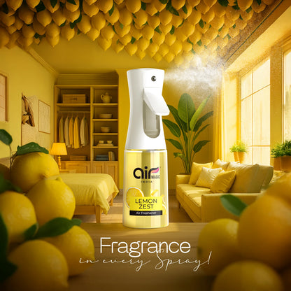 Lemon Zest – Zesty & Lively | Fruity Air Freshener for Home & Office