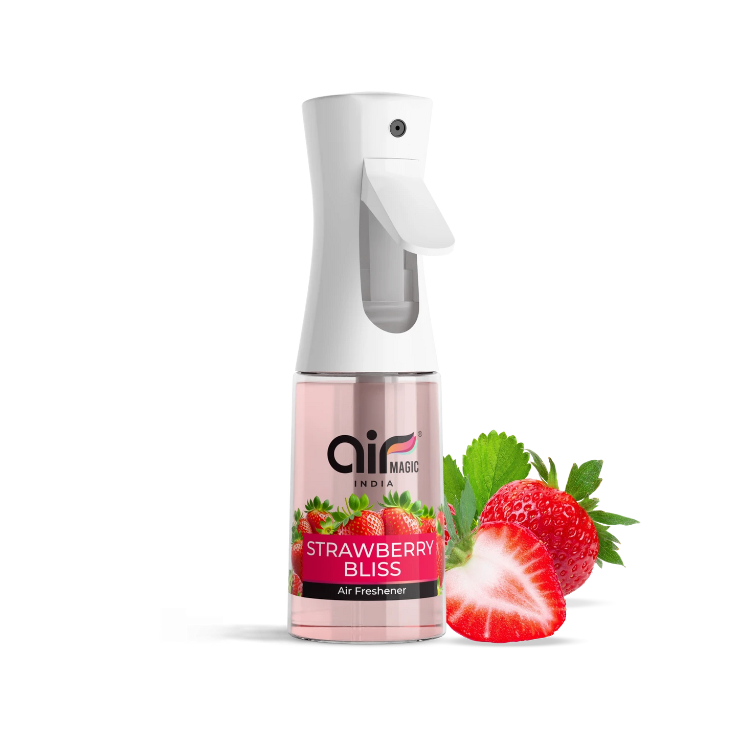 Strawberry Bliss – Sweet & Playful | Fruity Air Freshener for Home & Office