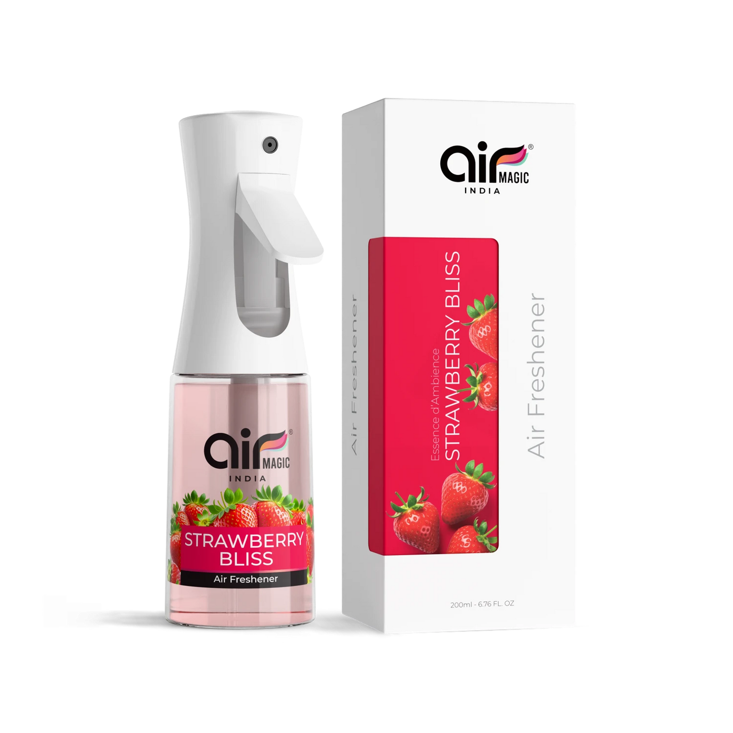 Strawberry Bliss – Sweet & Playful | Fruity Air Freshener for Home & Office
