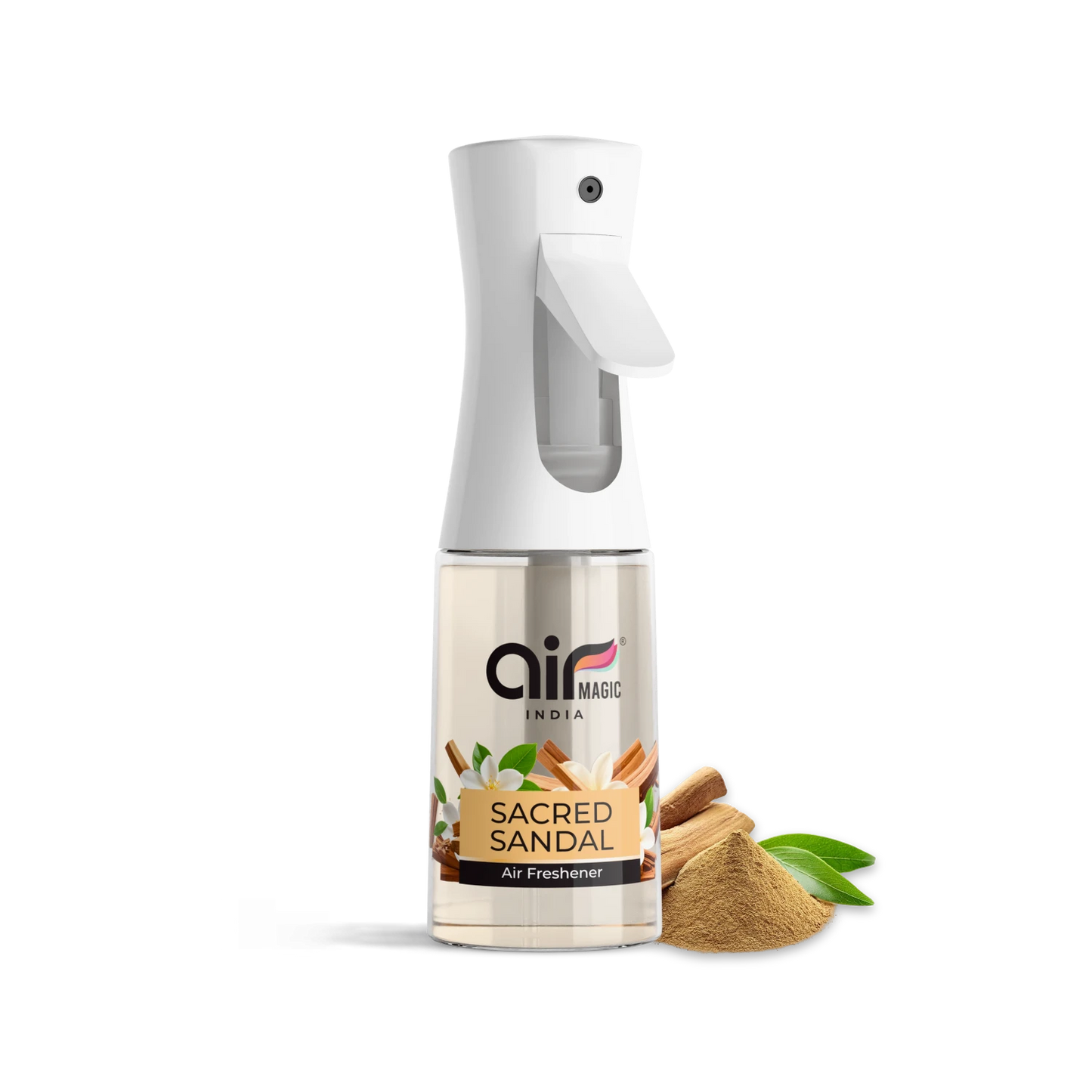 Sacred Sandal – Woody & Tranquil | Organic Air Freshener for Home & Office