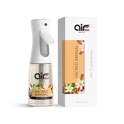 Sacred Sandal – Woody & Tranquil | Organic Air Freshener for Home & Office