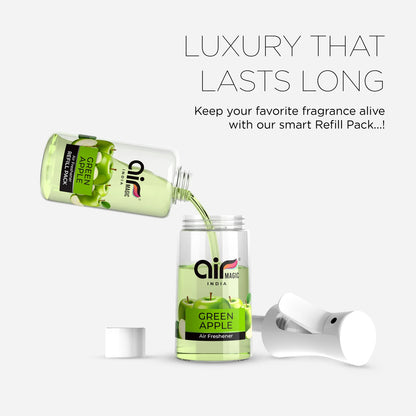 Green Apple – Crisp & Fresh | Fruity Air Freshener for Home & Office