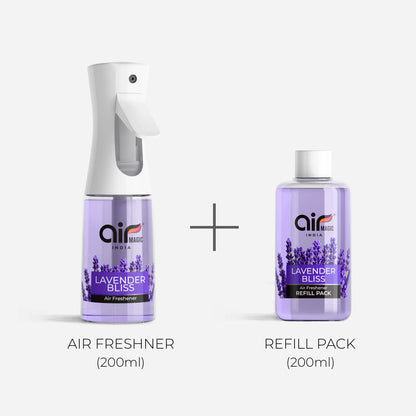 Lavender Bliss – Soothing & Calm | Floral Air Freshener for Home & Office