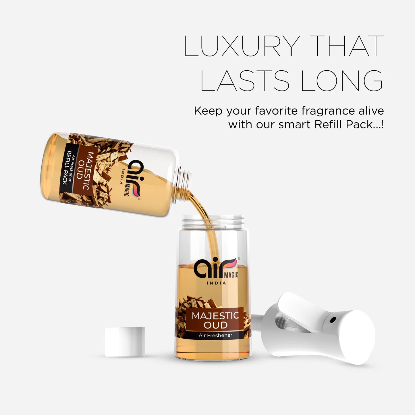 Majestic Oud – Rich & Deep | Arabic Air Freshener for Home & Office