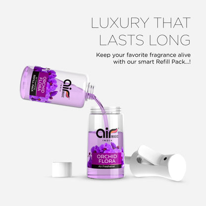 Orchid Flora – Elegant & Gentle | Floral Air Freshener for Home & Office