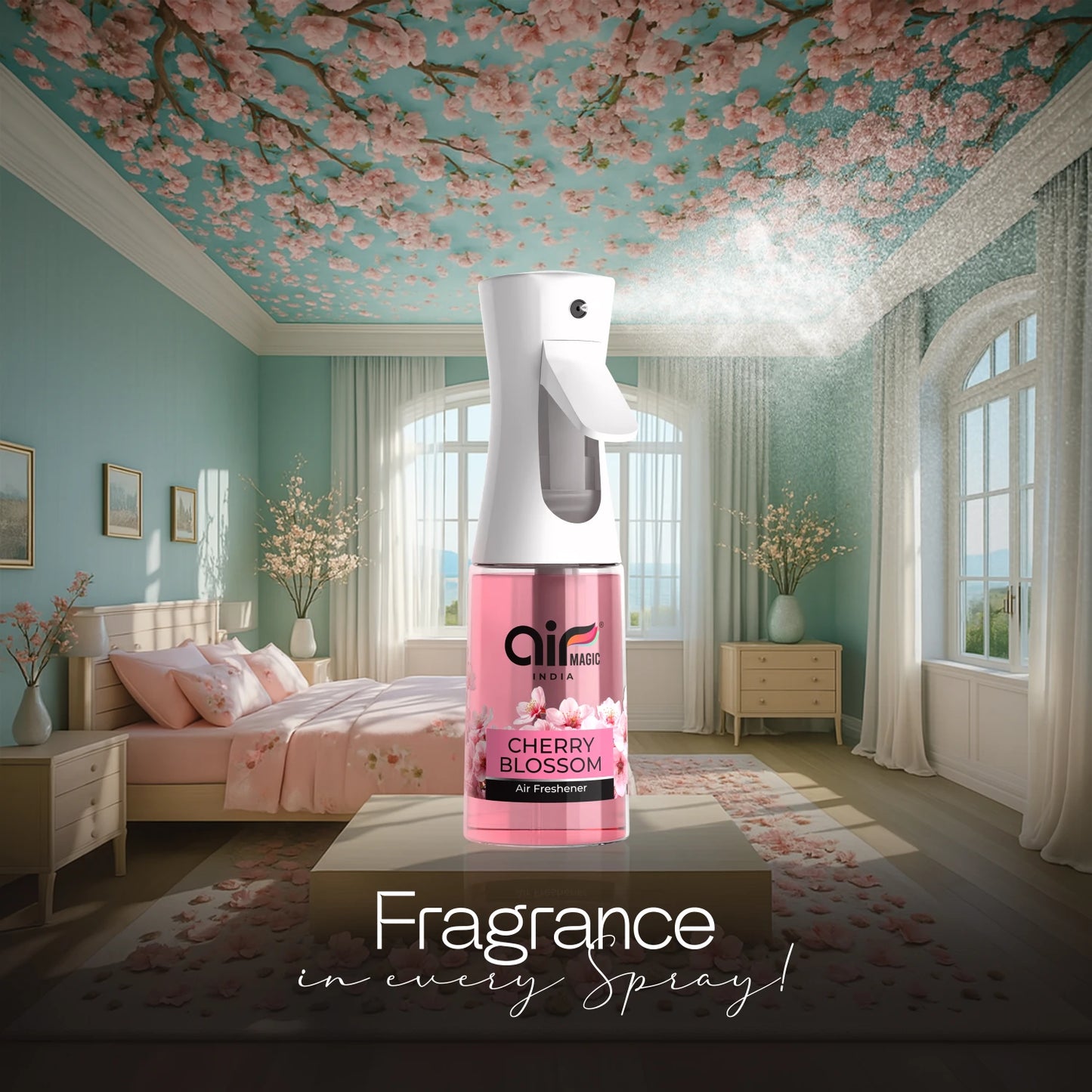 Cherry Blossom – Soft & Petal-Fresh | Special Edition Air Freshener for Home & Office