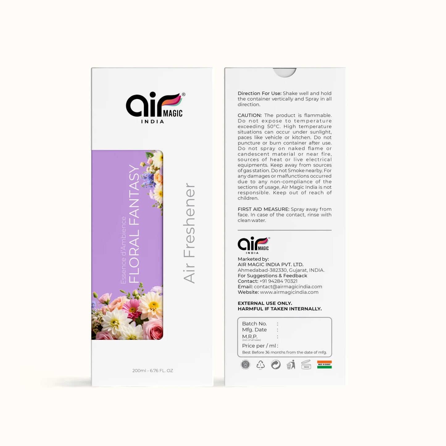 Floral Fantasy – Blooming & Graceful | Special Edition Air Freshener for Home & Office