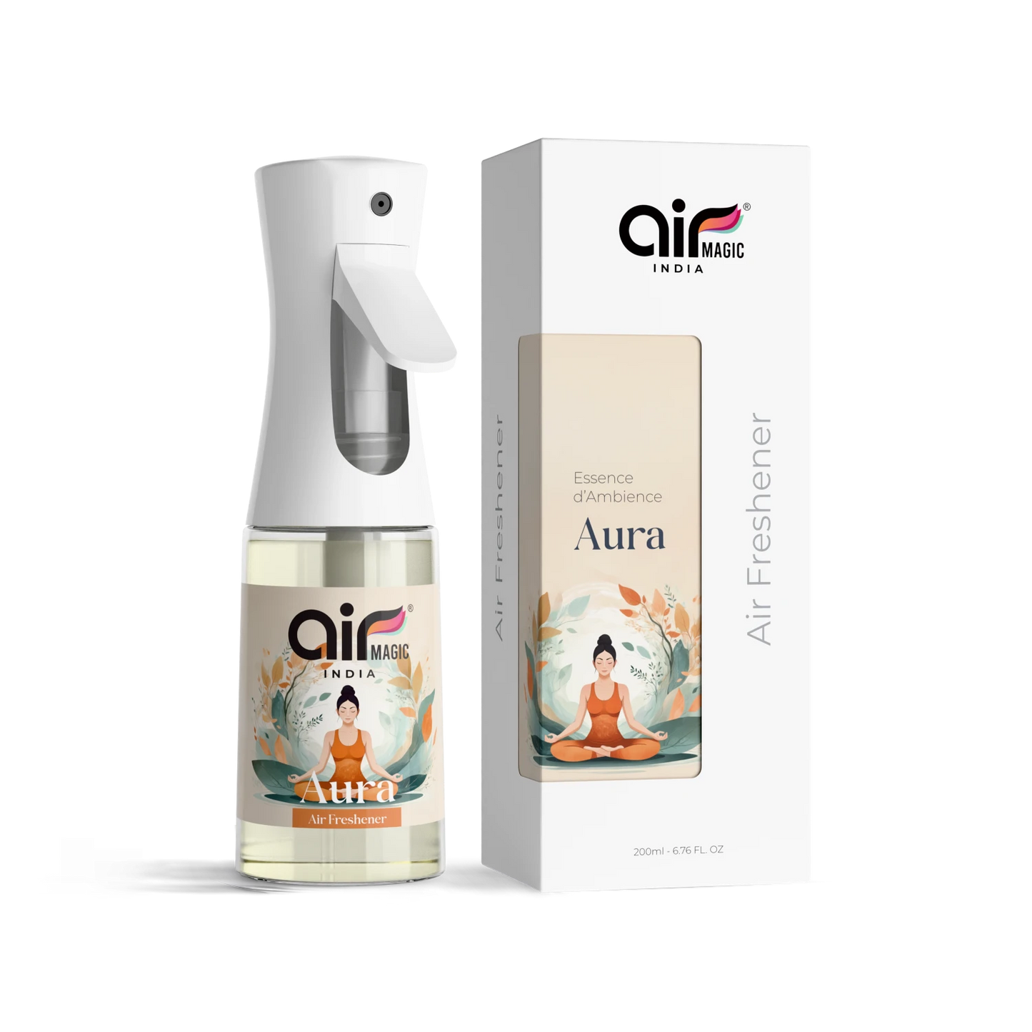 Aura – Fresh & Energizing | Meditation & Yoga Air Freshener for Home & Office