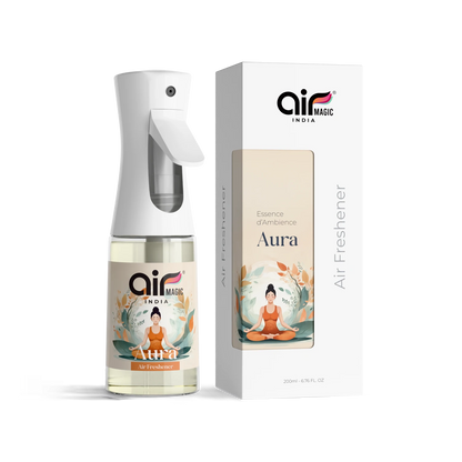 Aura – Fresh & Energizing | Meditation & Yoga Air Freshener for Home & Office
