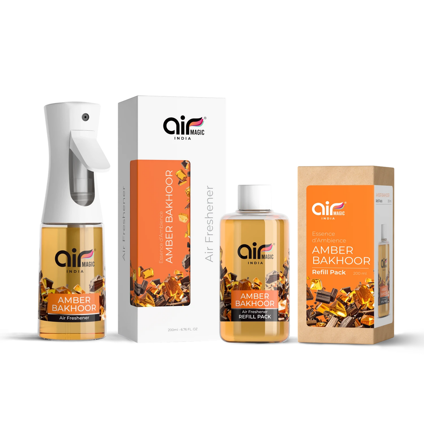 Amber Bakhoor – Warm & Resinous | Arabic Air Freshener for Home & Office