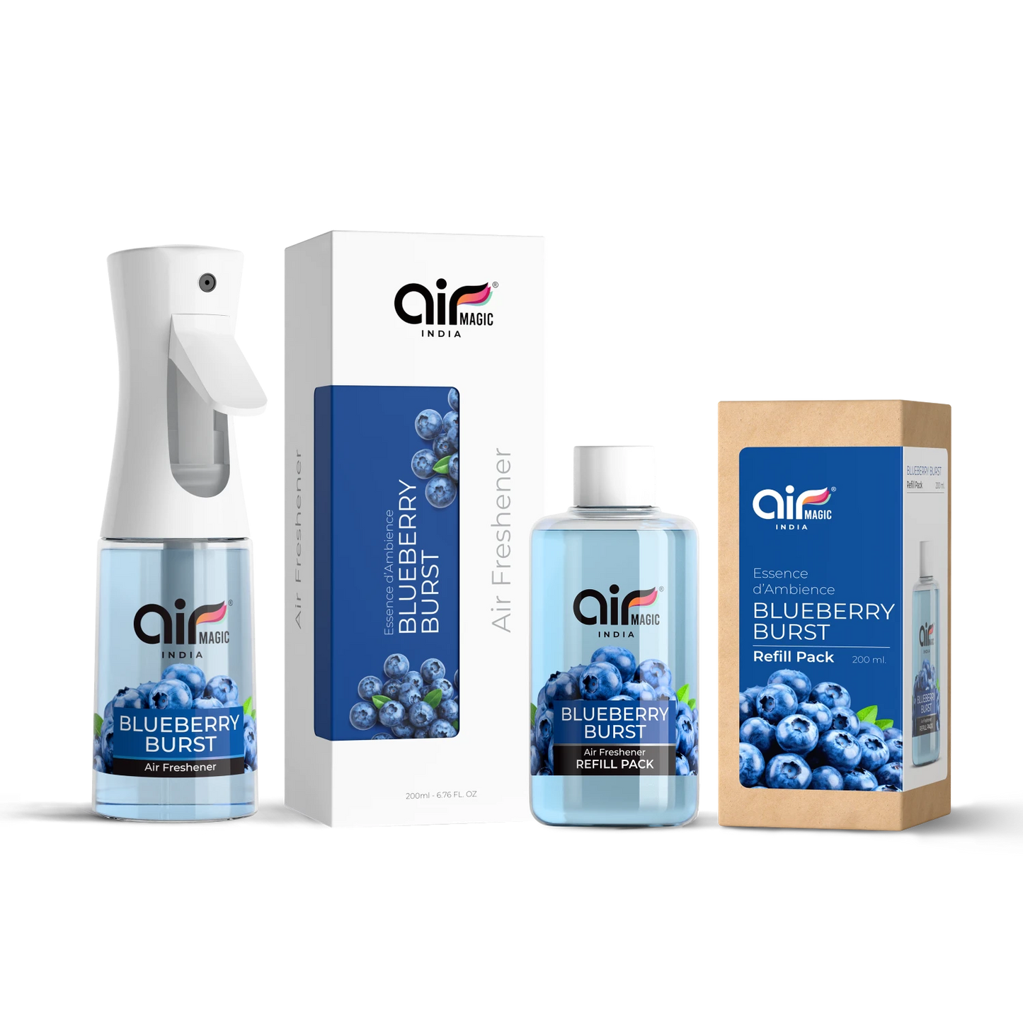 Blueberry Burst – Sweet & Juicy | Fruity Air Freshener for Home & Office