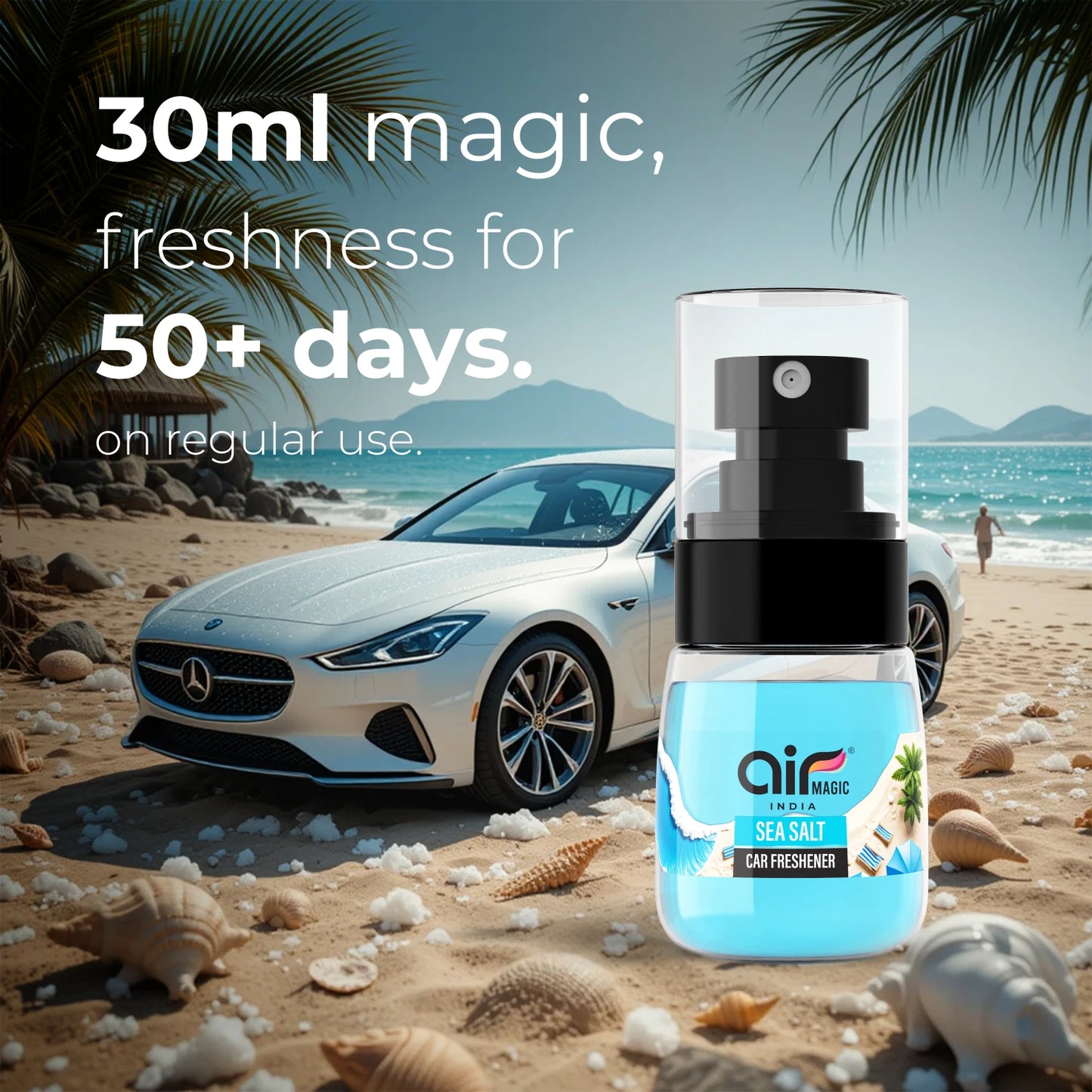 Sea Salt – Pure & Energetic | Aquatic car perfume
