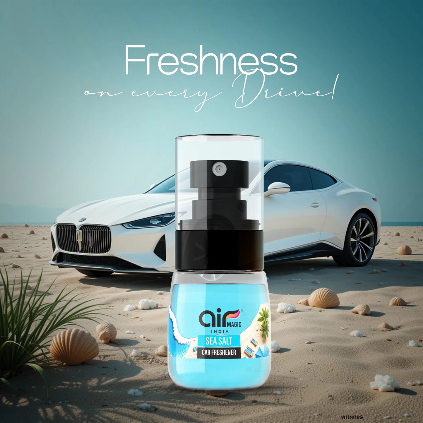 Sea Salt – Pure & Energetic | Aquatic car perfume