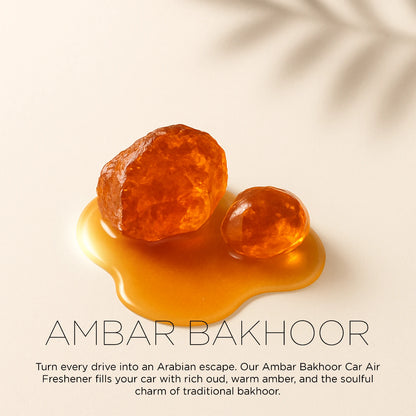 Amber Bakhoor – Warm & Resinous | Arabic Car Perfume