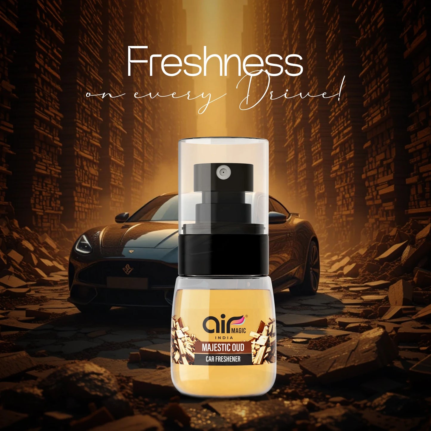 Majestic Oud – Rich & Deep | Arabic Car Perfume