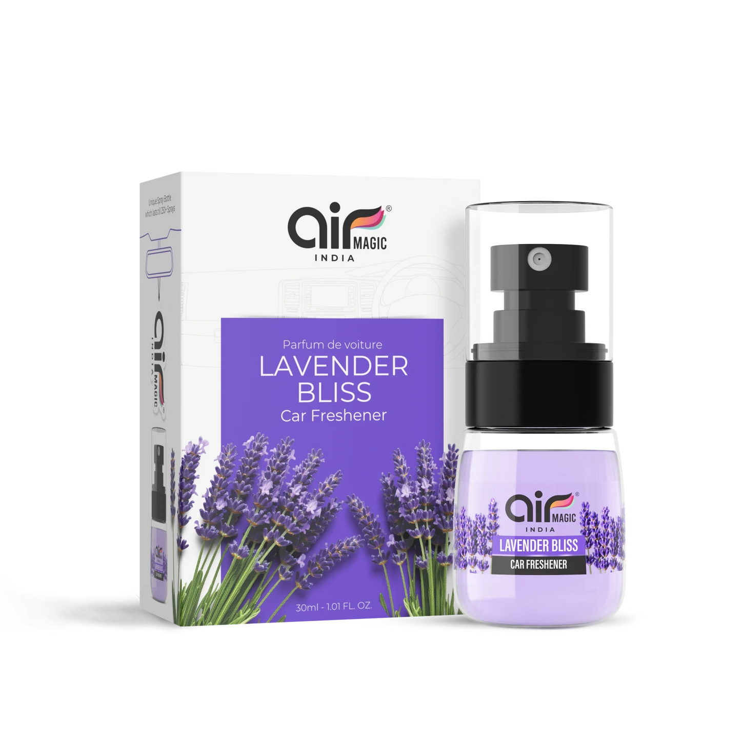 Lavender Bliss – Soothing & Calm | Floral Car Perfume