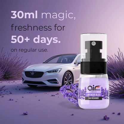 Lavender Bliss – Soothing & Calm | Floral Car Perfume