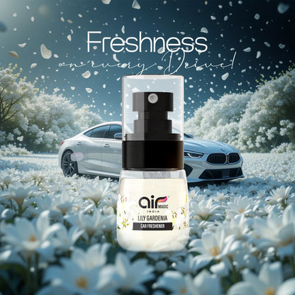 Lily Gardenia – Soft & Delicate | Floral Car Perfume