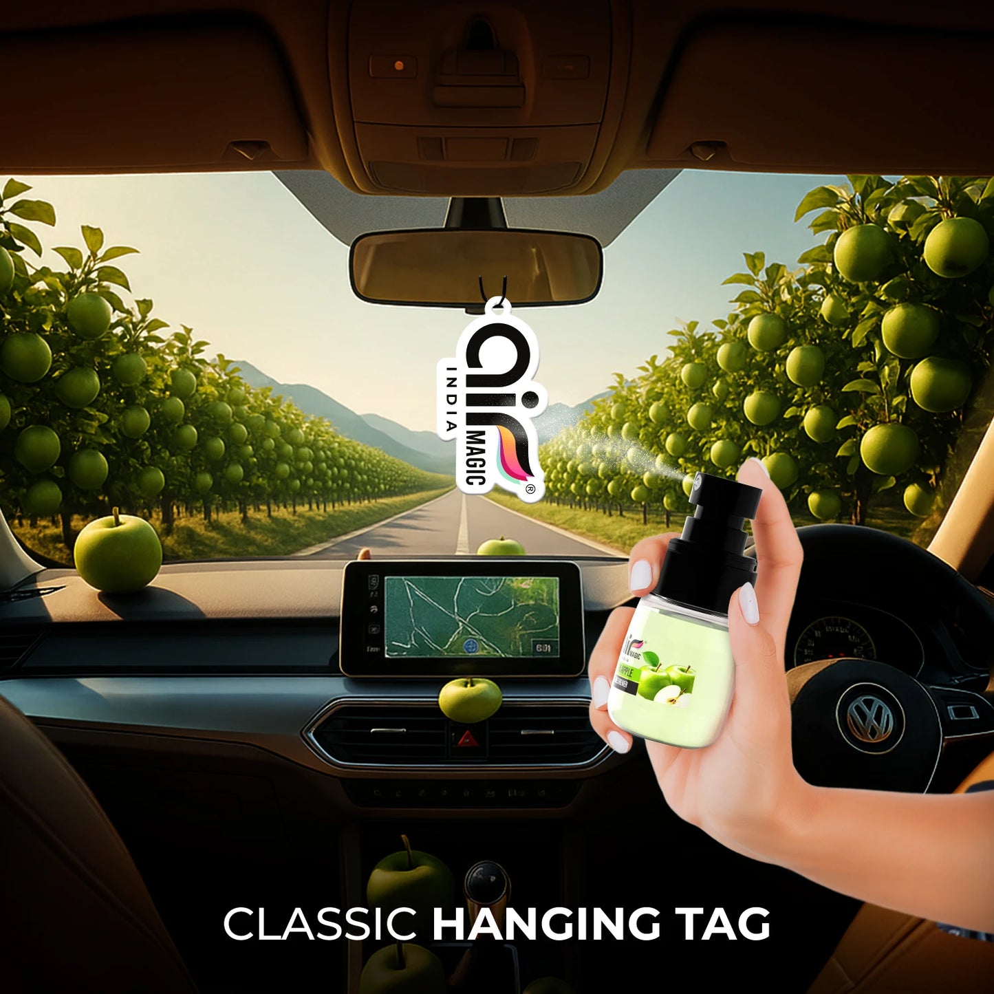 Green Apple – Crisp & Fresh | Fruity Car Perfume