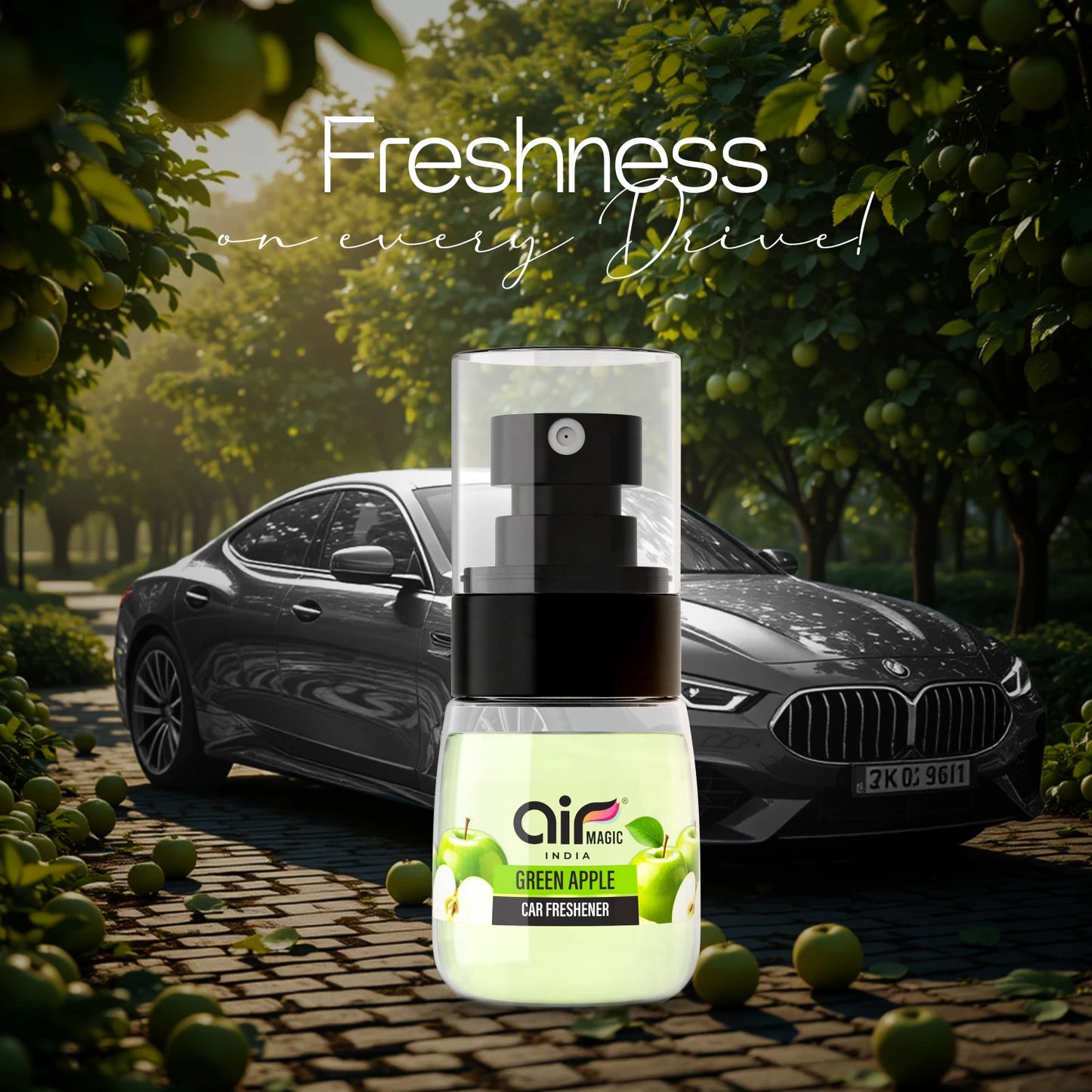Green Apple – Crisp & Fresh | Fruity Car Perfume