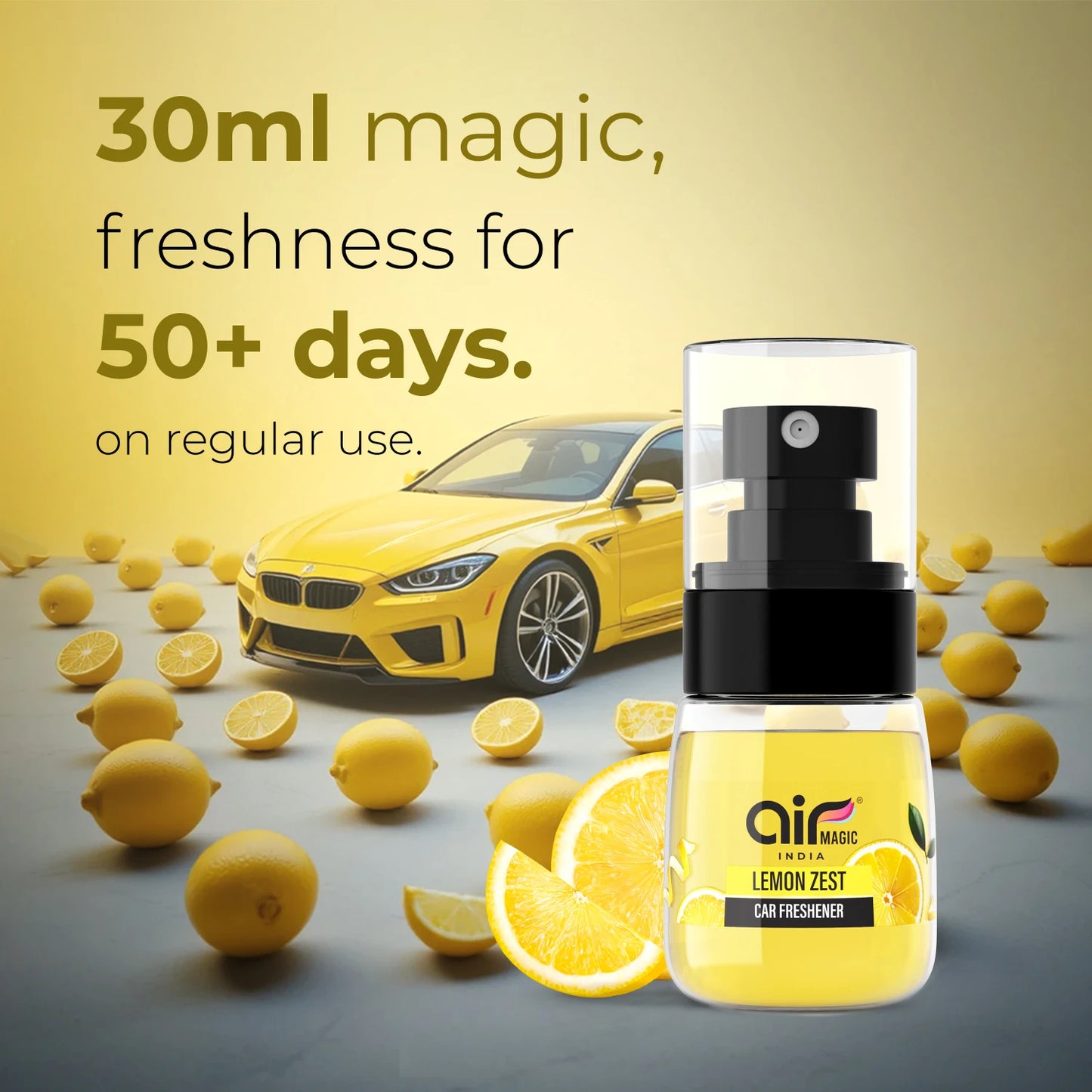 Lemon Zest – Zesty & Lively | Fruity Car Perfume