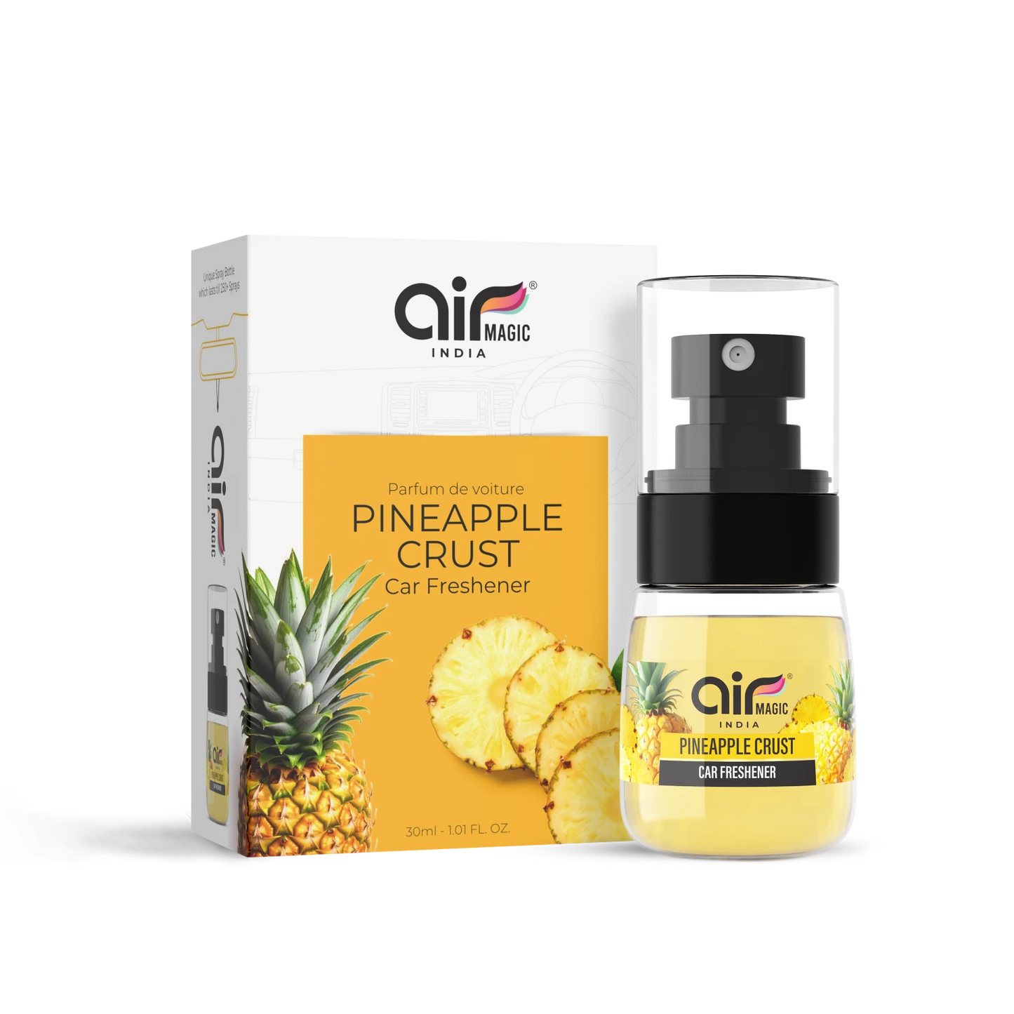 Pineapple Crust – Tropical & Vibrant | Fruity Car Perfume