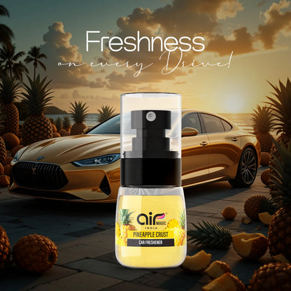 Pineapple Crust – Tropical & Vibrant | Fruity Car Perfume