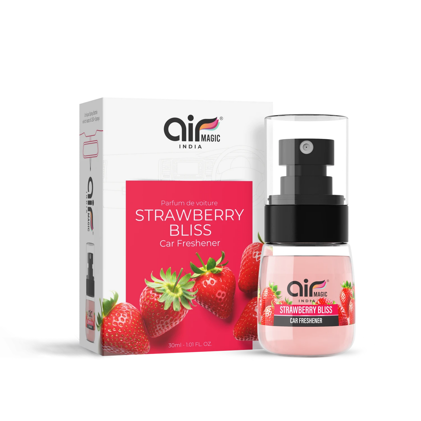 Strawberry Bliss – Sweet & Juicy | Fruity Car Perfume