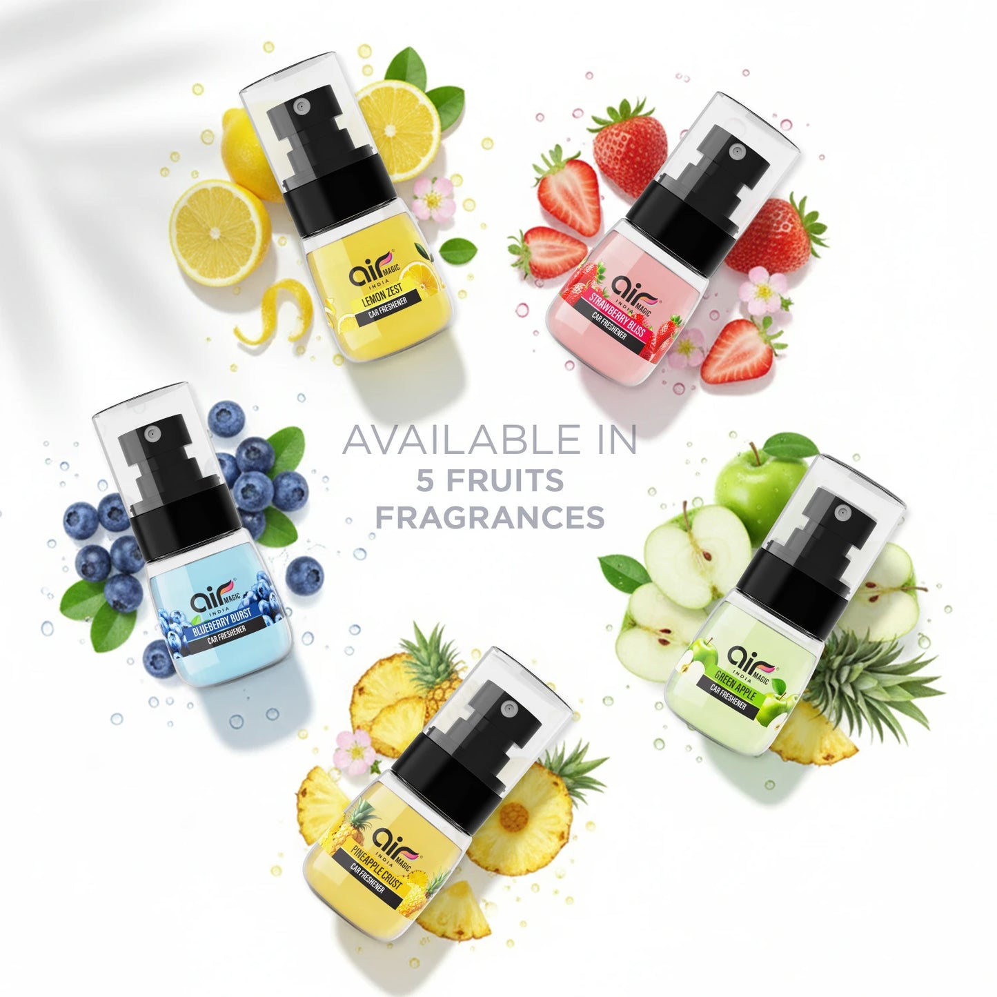 Green Apple – Crisp & Fresh | Fruity Car Perfume