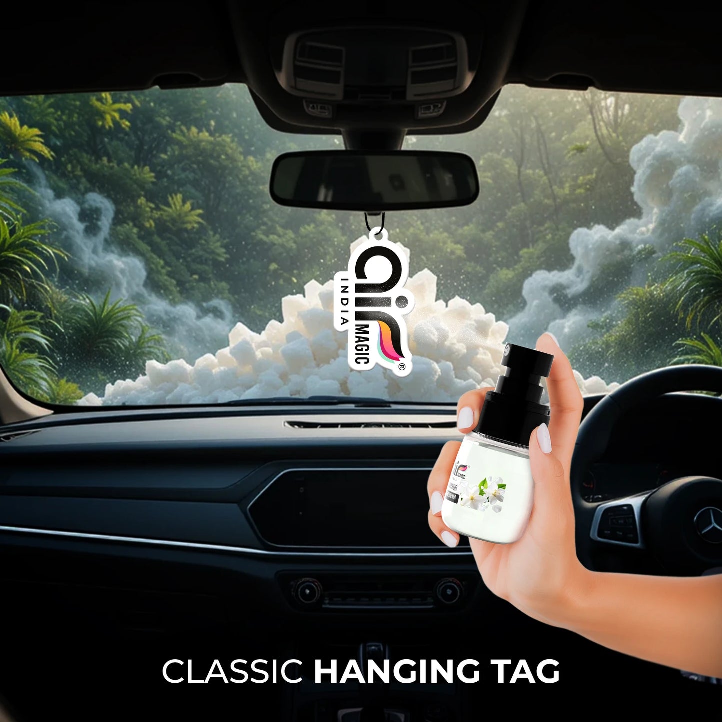 Camphor – Herbal & Revitalizing | Organic Car Perfume