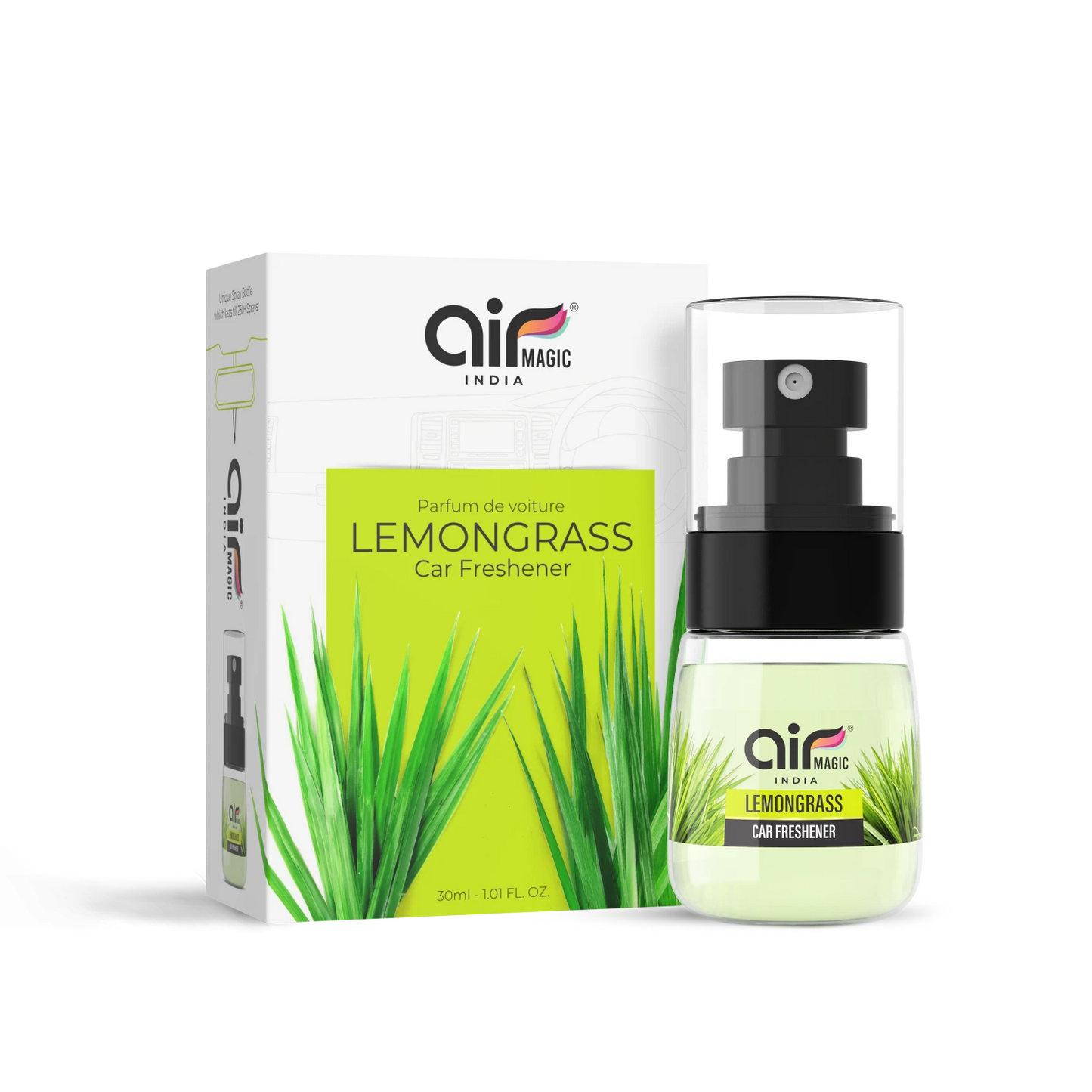 Lemongrass – Fresh & Uplifting | Organic Car Perfume
