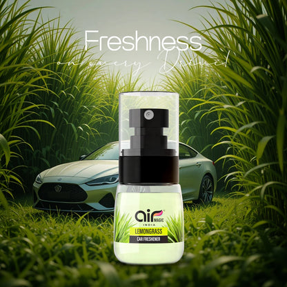 Lemongrass – Fresh & Uplifting | Organic Car Perfume