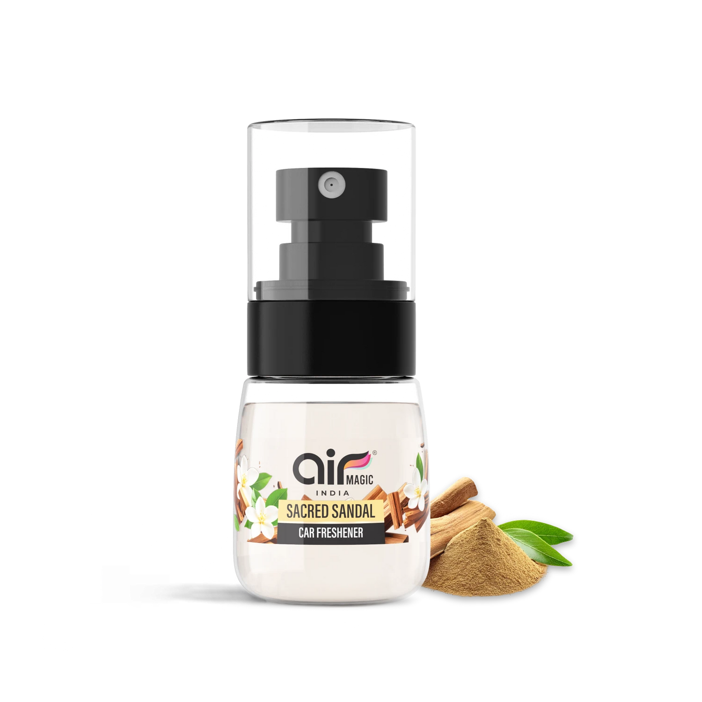 Sacred Sandal – Woody & Tranquil | Organic Car Perfume