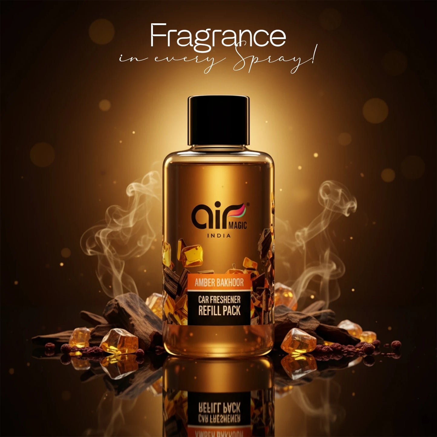 Amber Bakhoor - 60ML Car Perfume Refill