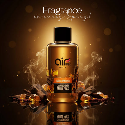 Amber Bakhoor - 60ML Car Perfume Refill