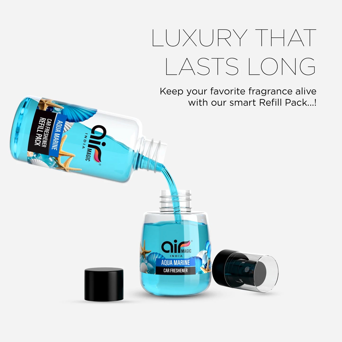 Aqua marine - 60ML Car Perfume Refill