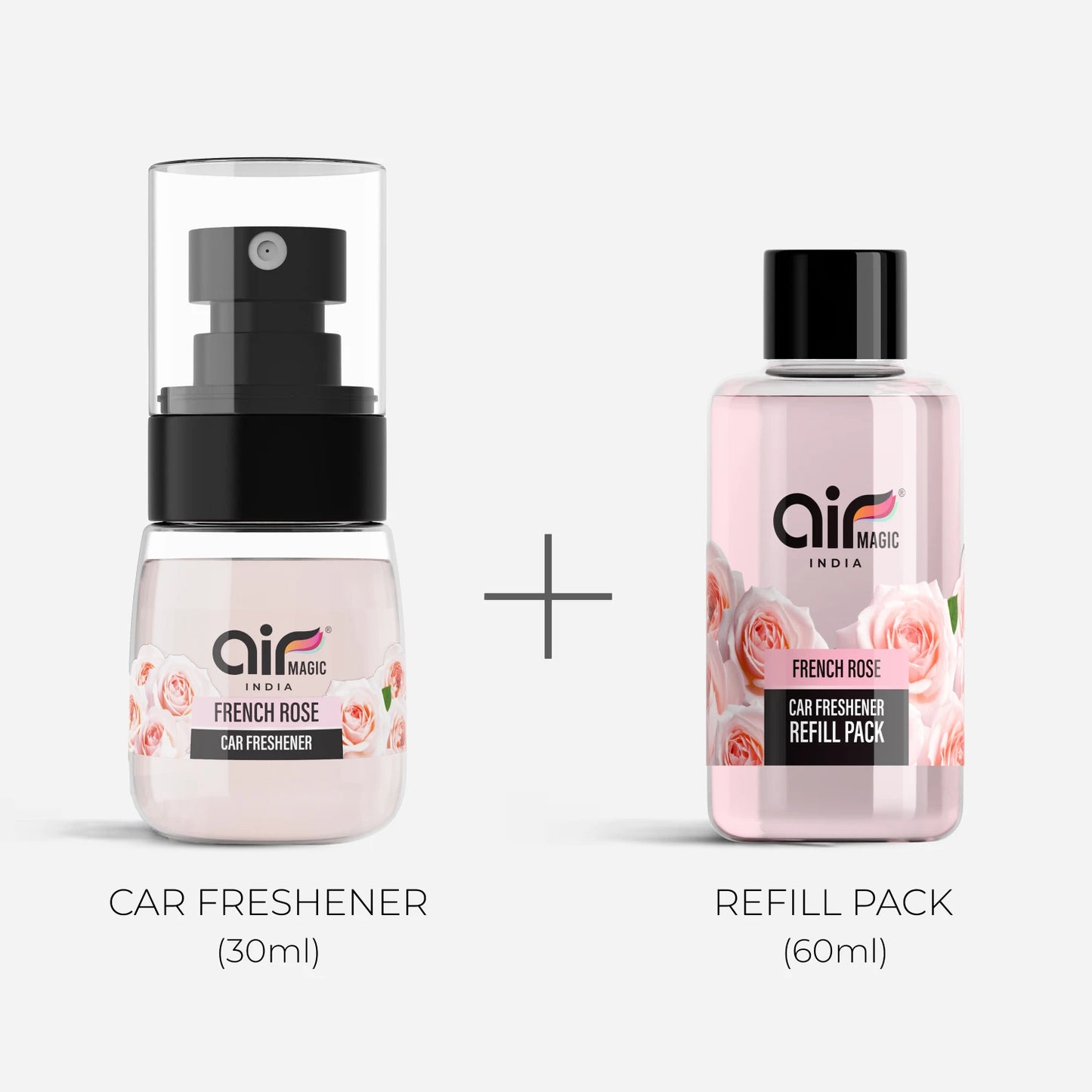 French Rose - 60ML Car Perfume Refill