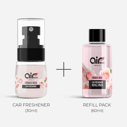 French Rose - 60ML Car Perfume Refill